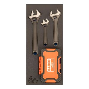 Set Herramientas Foam Bahco Llaves Ajustables + 100 Puntas