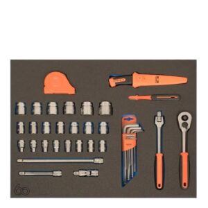 Set De Herramientas Foam Bahco Bocallaves Y Accesorios