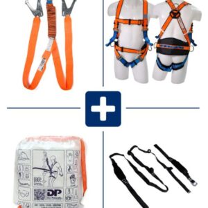 Kit Compuesto por Arnes DPA00004, Cola de Amarre DPA000104 Antitrauma y Bolso para Transporte