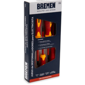 Juego de Destornilladores Aislados 1000V 5 Unid Bremen