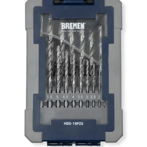Juego de Mechas Acero Rapido 19 Pz 1 a 10mm Bremen